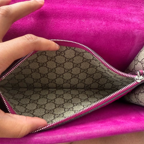 Gucci Magenta Dionysus with crystals GG Shoulder Bag - Picture 7 of 16